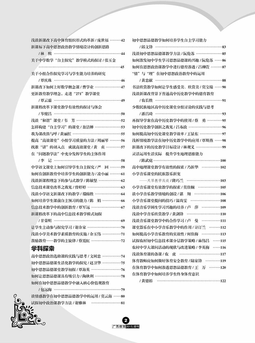 教育类期刊目录概览及其重要性