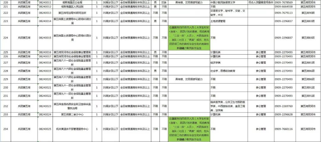 新疆公务员遴选职位表及分析概览