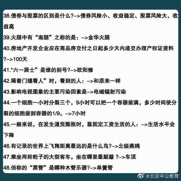 职测常识必背考点详解汇总，100个核心考点解析