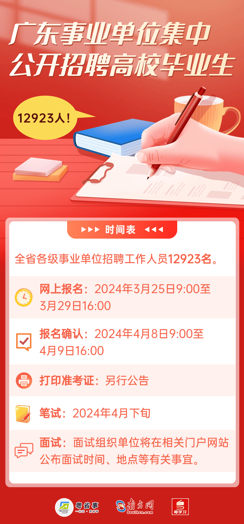 广州事业单位招聘公告