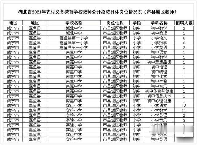 咸宁市中小学教师招聘现状与趋势解析