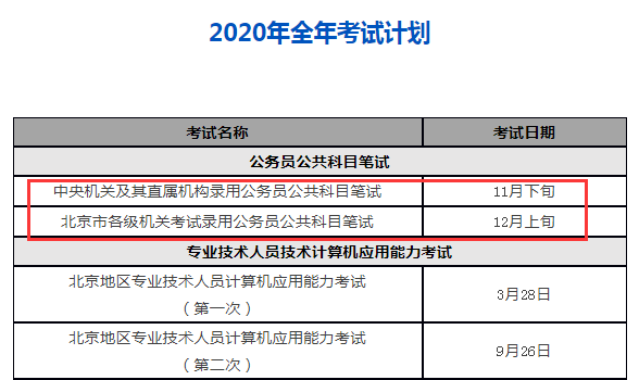 北京公务员考试公告发布时间及解读分析