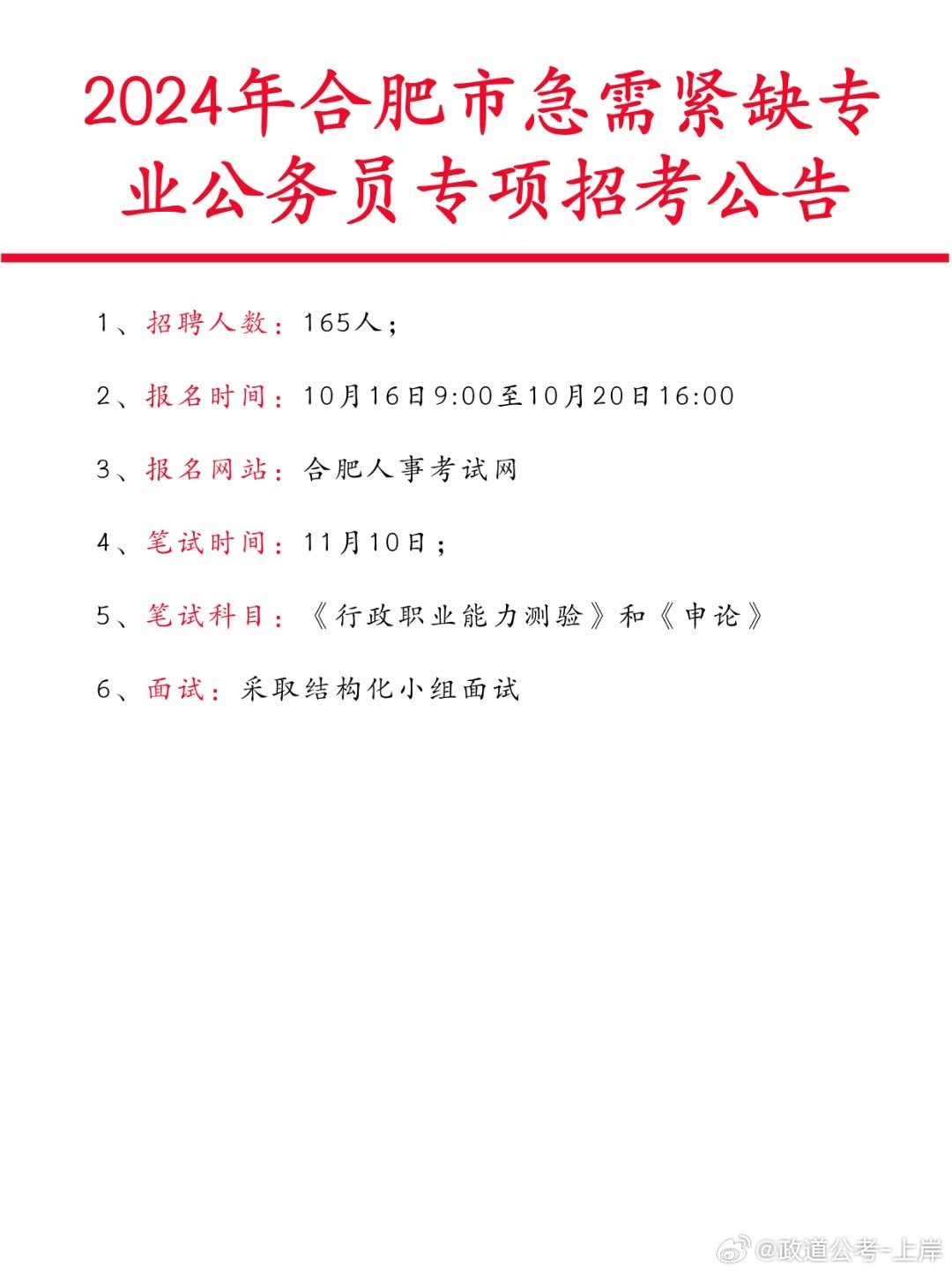 合肥紧急招聘公务员165人，城市呼唤人才，战略布局助力发展